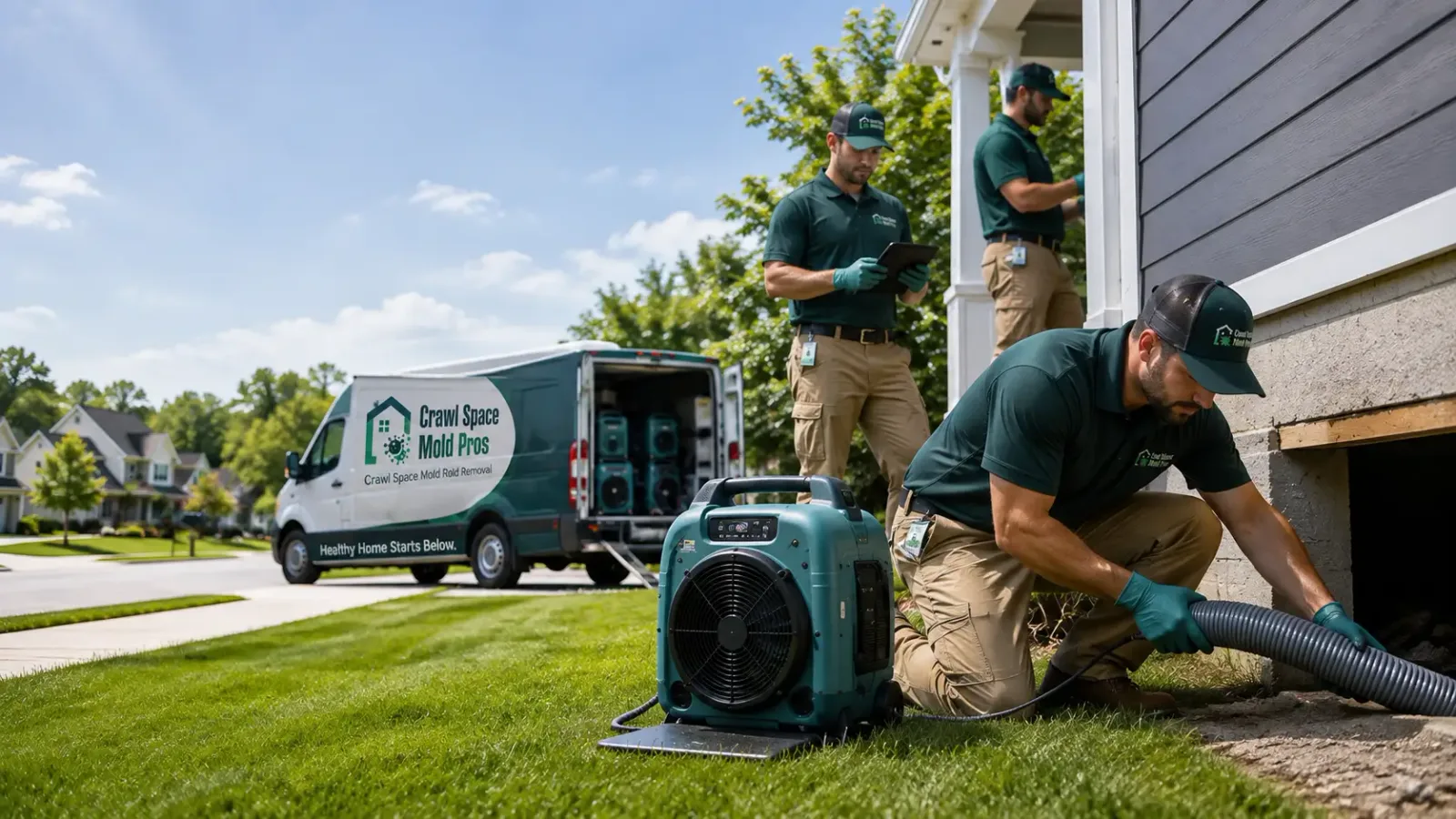 Crawl Space Mold Removal in Coleville, CA